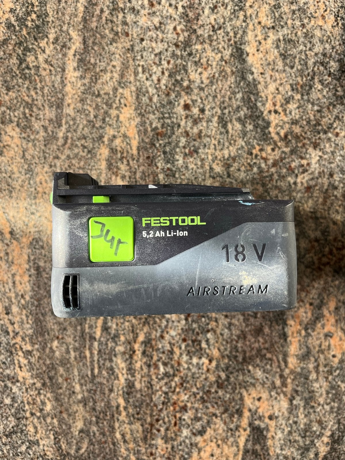 Festool Accu 5,2 Ah Li-Ion 18V Airstream - Weinig gebruikt, Ophalen of Verzenden, Zo goed als nieuw