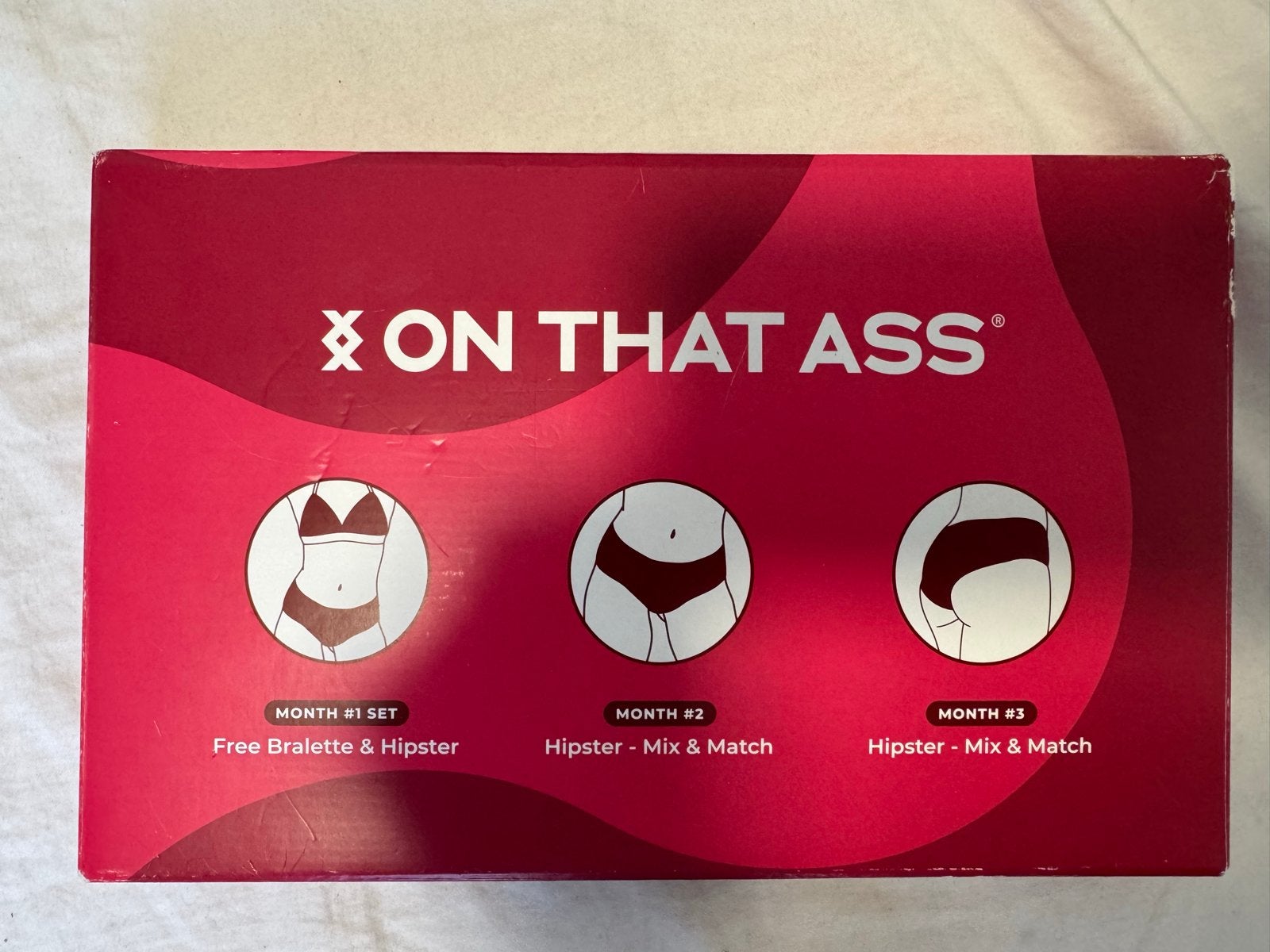 On That Ass - Setje (Bralette & Hipster), Ophalen of Verzenden, Meerkleurig, Setje