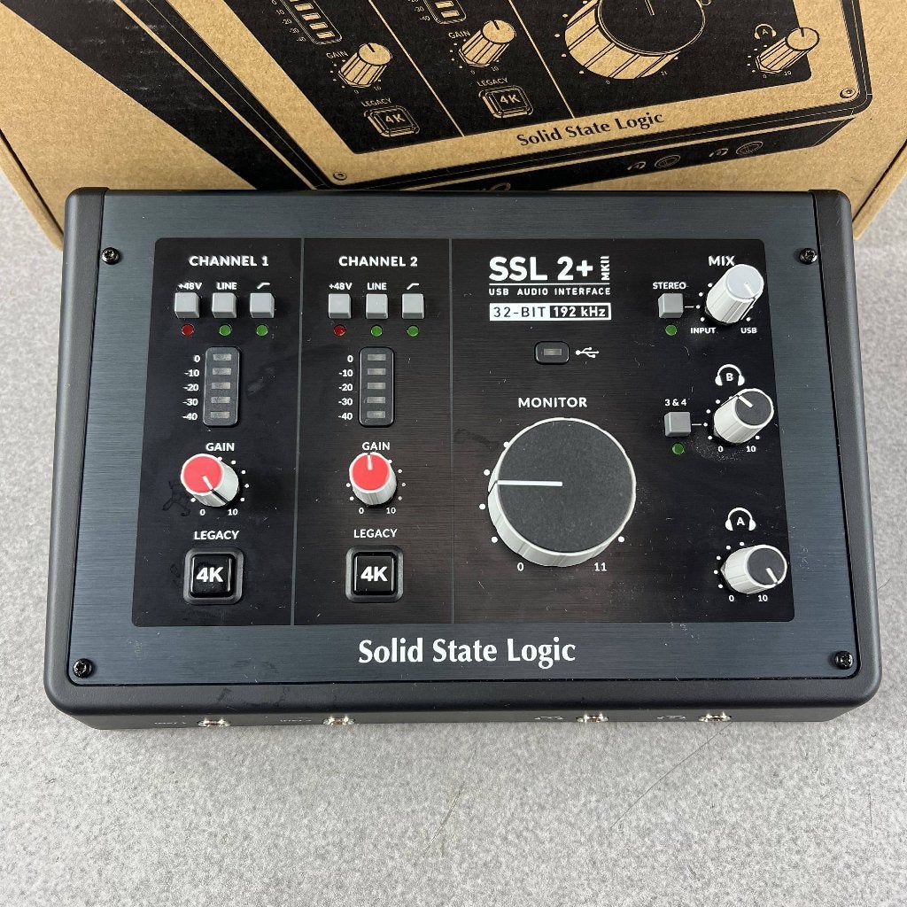 Solid State Logic SSL 2+ | interface | kabel | 411411, Muziek en Instrumenten, Ophalen of Verzenden, Zo goed als nieuw, Minder dan 5 kanalen
