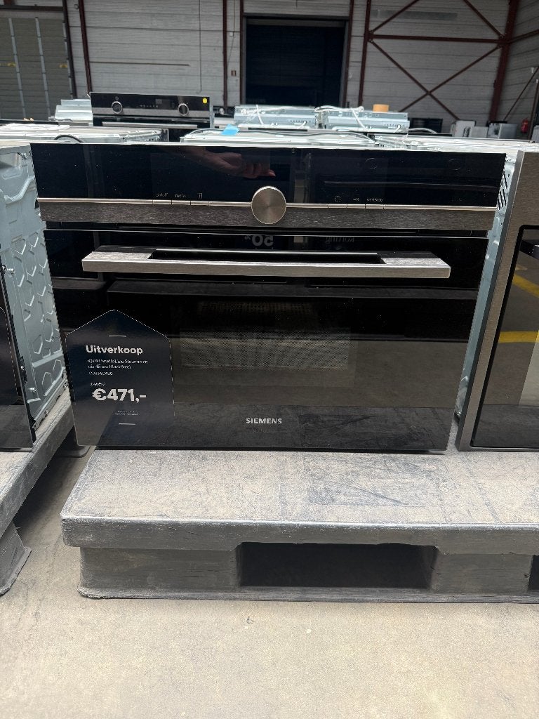 Siemens CD834GAB0 Inbouw Stoomoven - Nieuwstaat, Witgoed en Apparatuur, Ovens, Ophalen, 45 tot 50 cm, Stoom, Inbouw