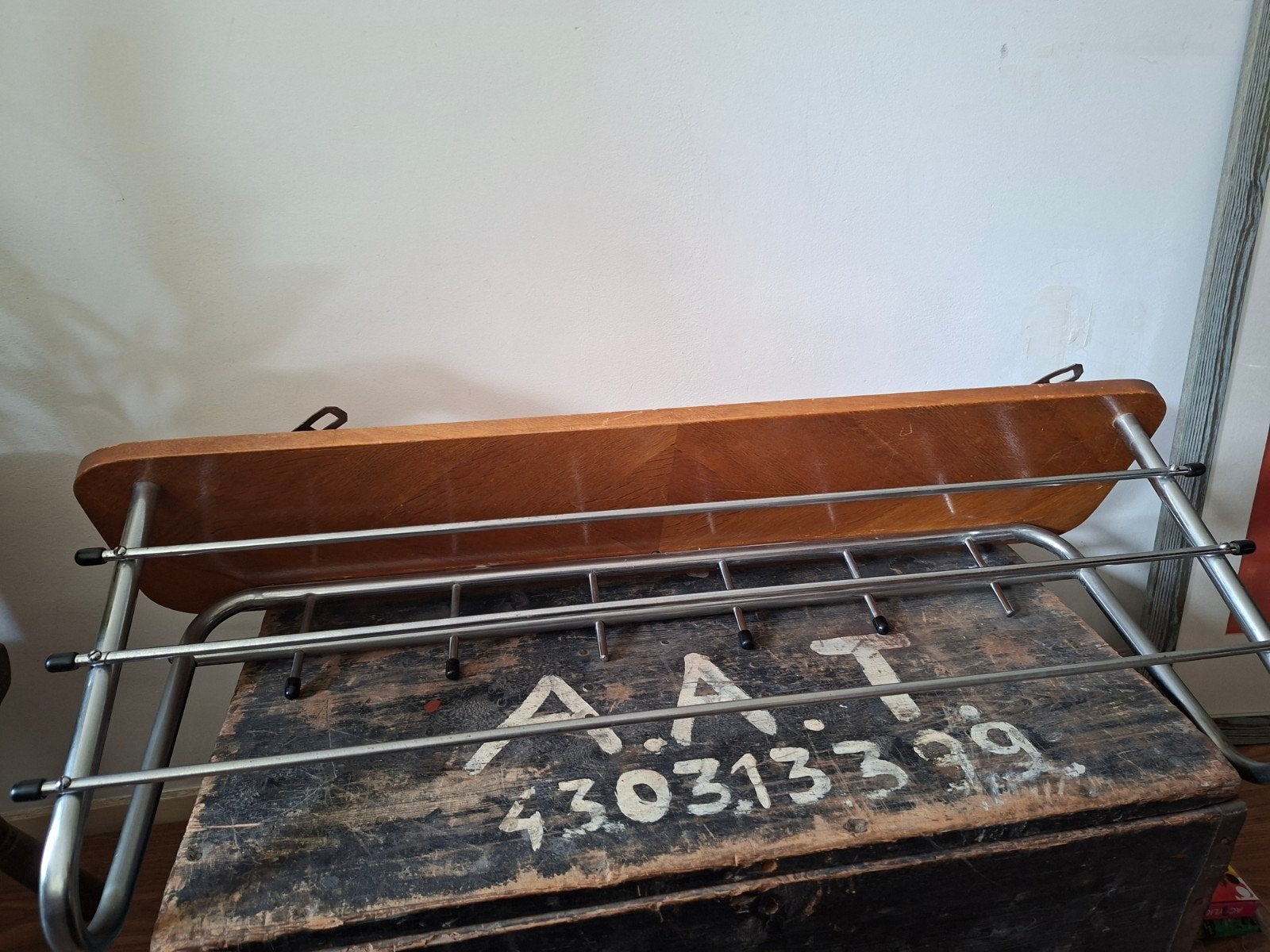 1960 dutch make kapstok, Gebruikt, Minder dan 100 cm, Hout, Ophalen