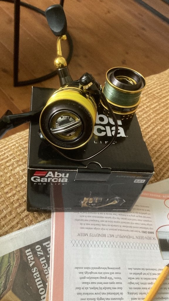 nieuw Penn/ABU garcia superior spinmolentje met reservespoel, Watersport en Boten, Ophalen, Nieuw, Molen