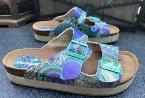 Desigual slippers maat 42[vj], Ophalen of Verzenden, Zo goed als nieuw, Overige kleuren, Slippers