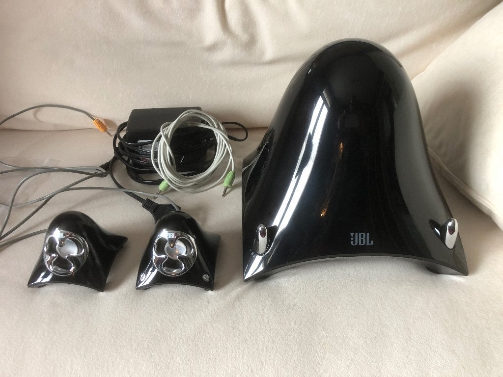 JBL Creatures iconische speakersets Versie I & III, Computers en Software, Pc speakers, Ophalen of Verzenden, Gebruikt, Audiokanaal 2.1