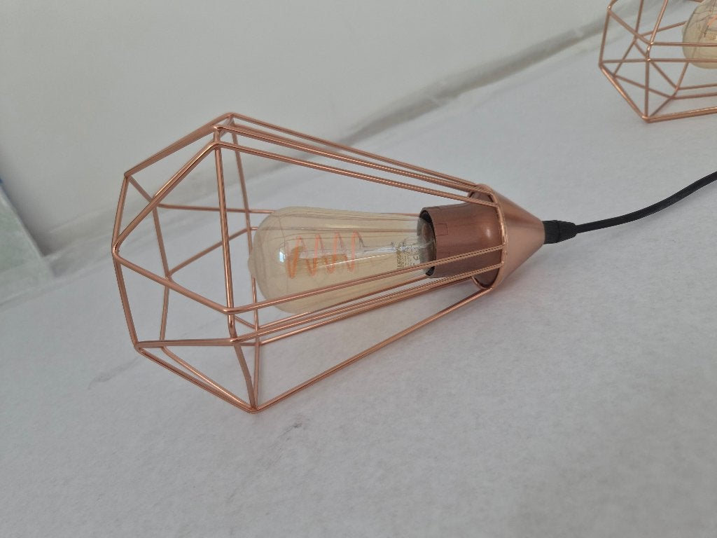 Sfeerlampjes rosé kleur, 1 of 2 stuks, Ophalen of Verzenden, Zo goed als nieuw, Dimbaar