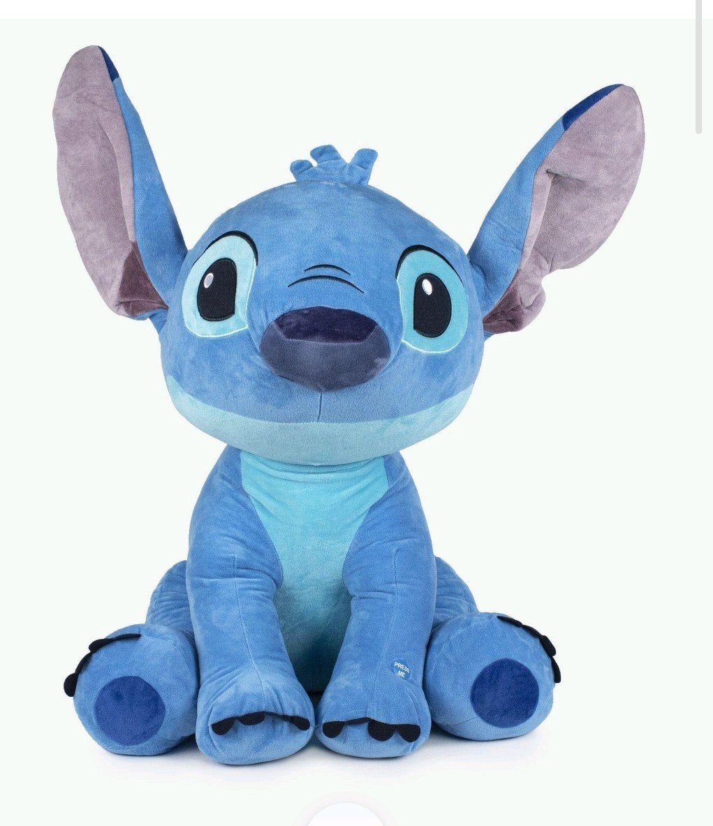 Grote Disney Stitch Knuffel - Zo goed als nieuw, Disney, Disney, Overige typen, Blauw