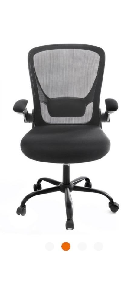 Songmics Ergonomische Bureaustoel - Nieuw in doos!, Zwart, Nieuw, Ophalen of Verzenden, Bureaustoel