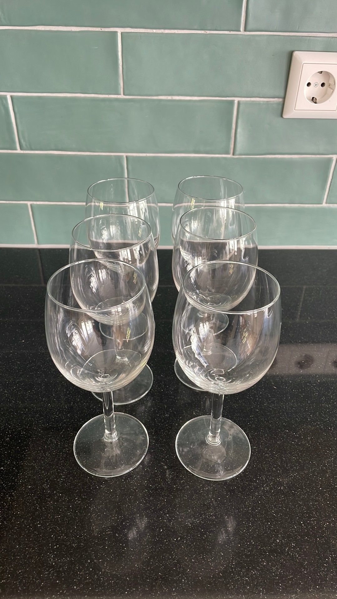 6x IKEA wine glasses, Ophalen, Zo goed als nieuw, Overige typen