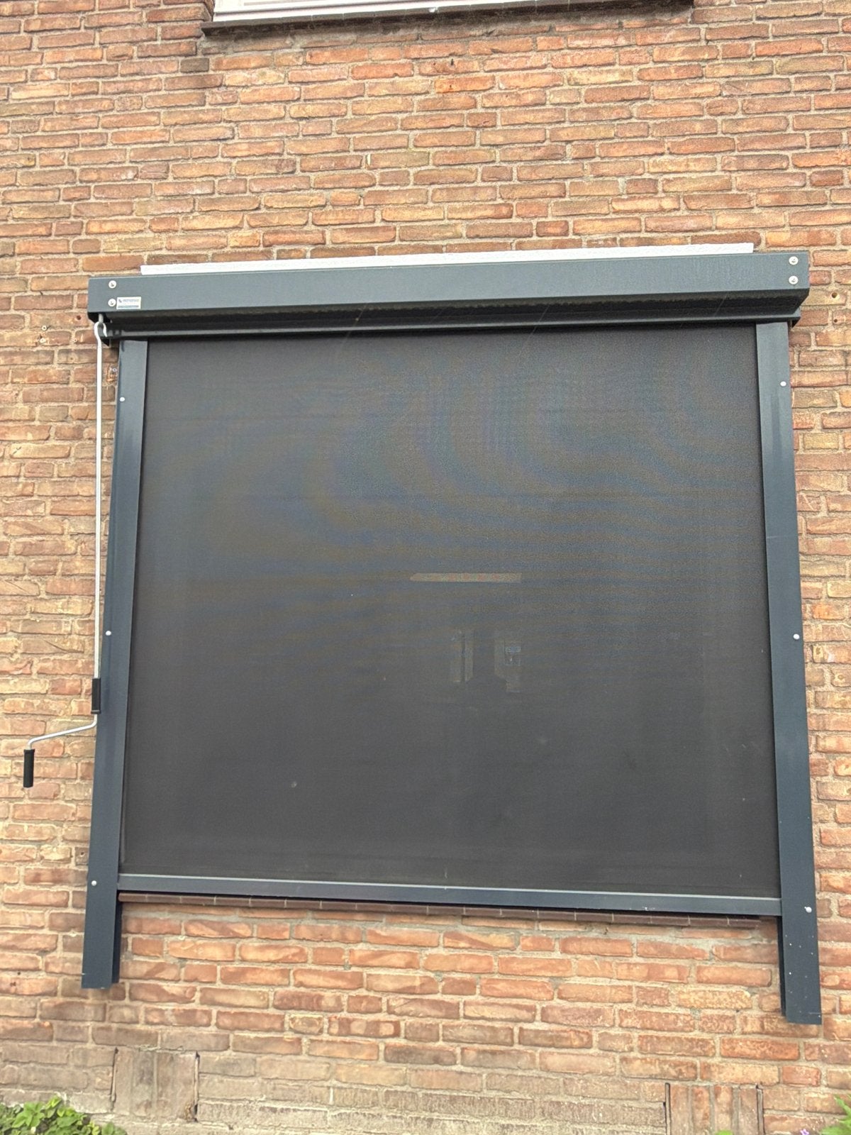 Screen voor raam - Grijs, Doe-het-zelf en Verbouw, Rolluiken, Gebruikt, 100 tot 150 cm, Minder dan 100 cm, Grijs, Ophalen