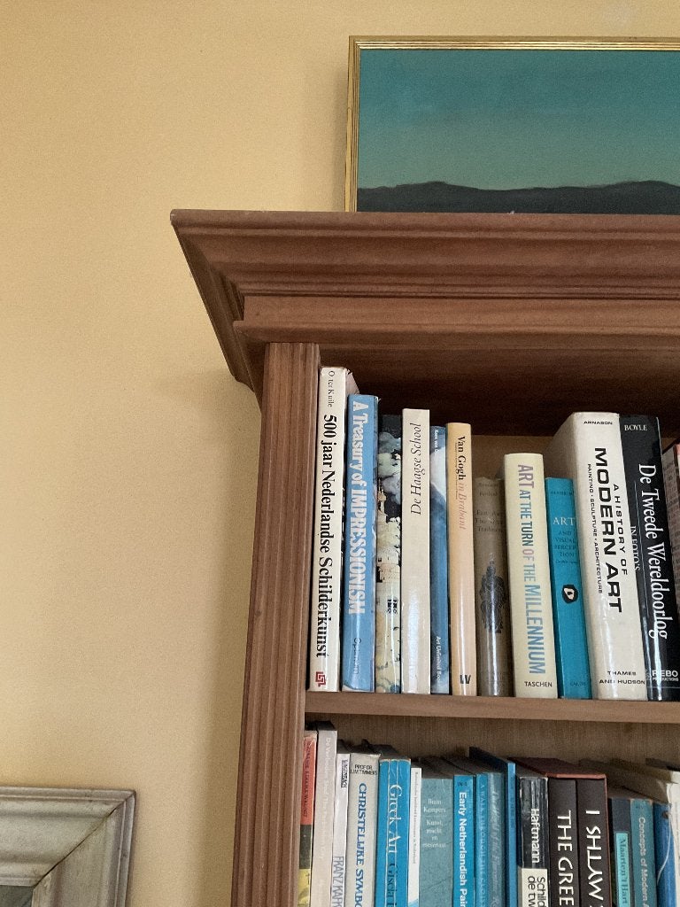 mooie klassieke boekenkast, Huis en Inrichting, Kasten | Boekenkasten, Ophalen, Met plank(en), Gebruikt, 200 cm of meer