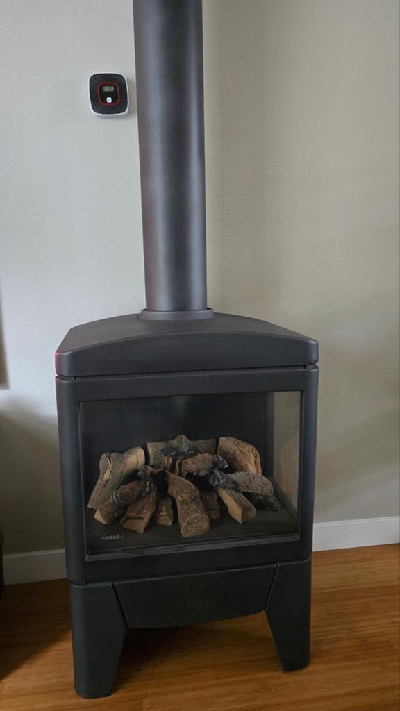 Gashaard log burner, Ophalen, Gebruikt, Vrijstaande haard, Gashaard
