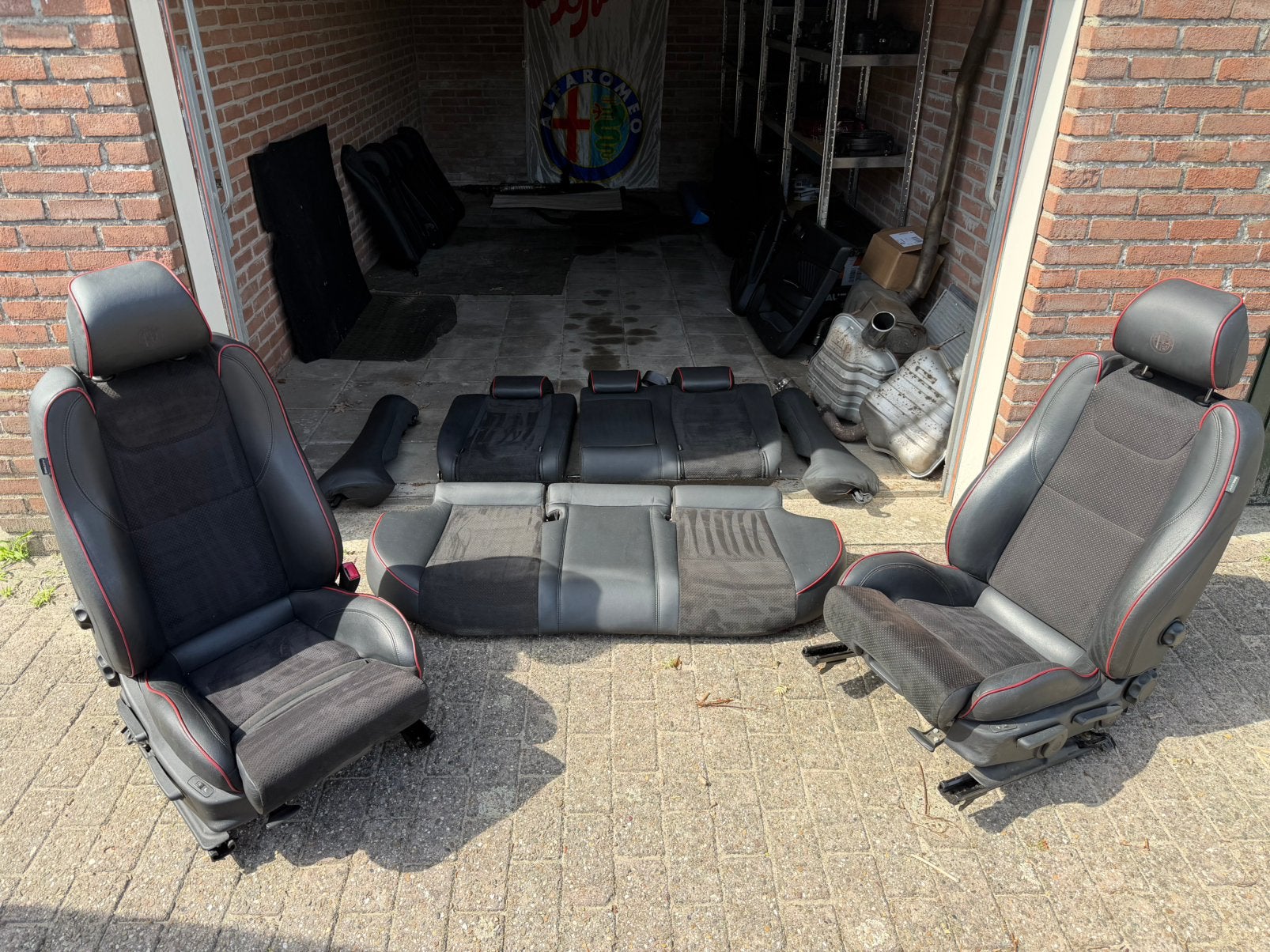 Alfa romeo 159 ti interieur leder alcantara, Ophalen, Gereviseerd, Alfa Romeo