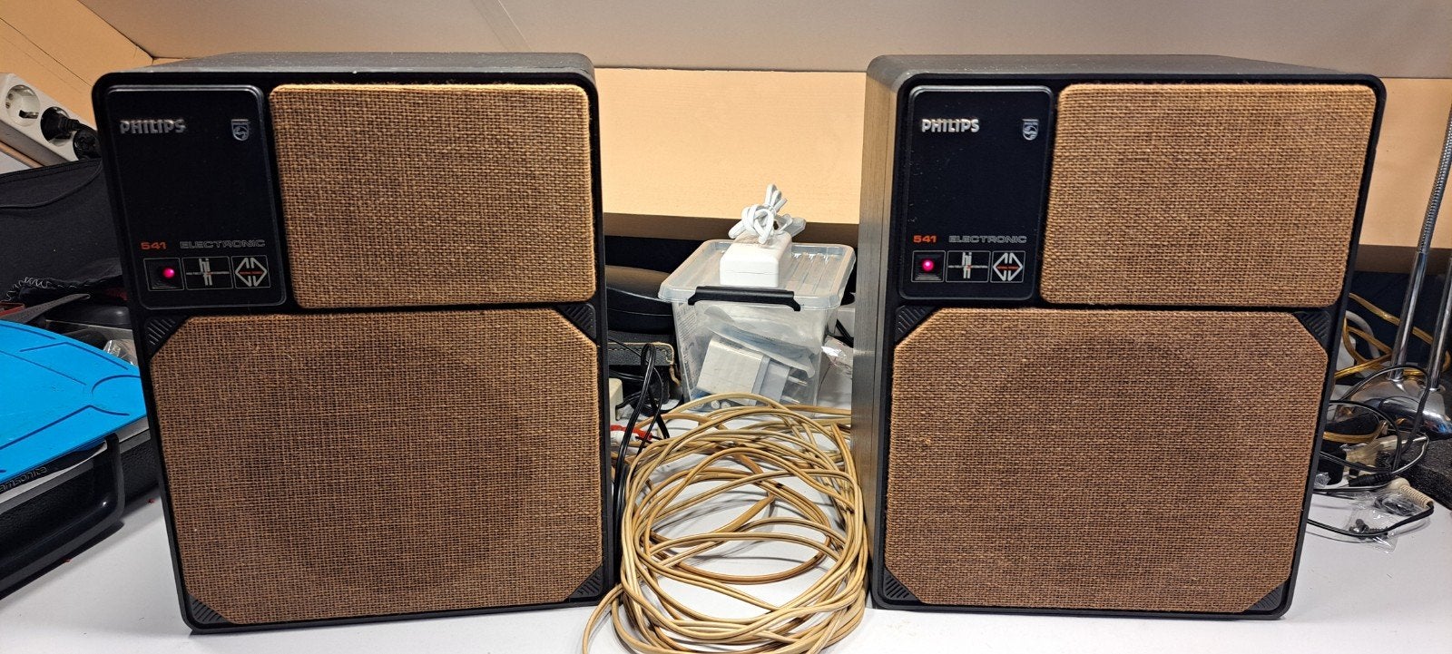 philips mfb boxen 2 st. model 541, Ophalen, Minder dan 60 watt, Philips