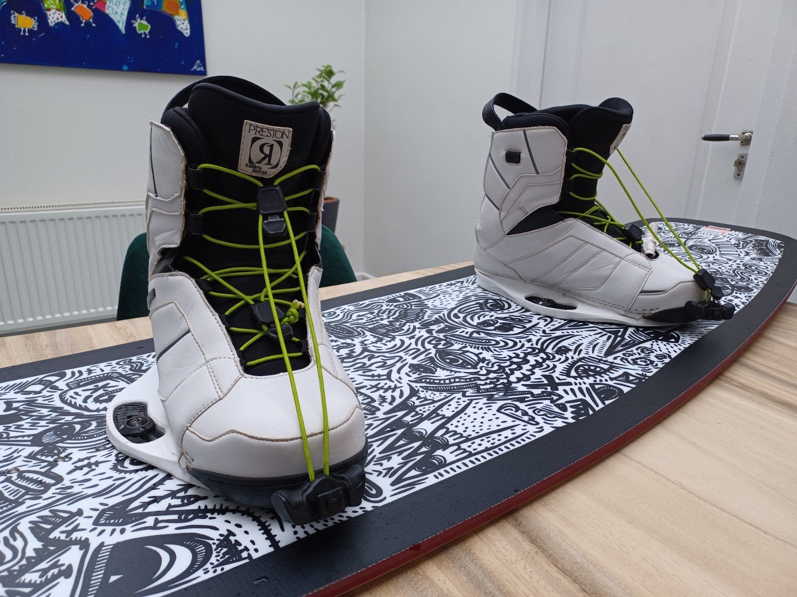 Wakeboardschoenen (zonder board) mt 42/44 merk Ronix Preston, Watersport en Boten, Wakeboarden, Ophalen of Verzenden, Gebruikt