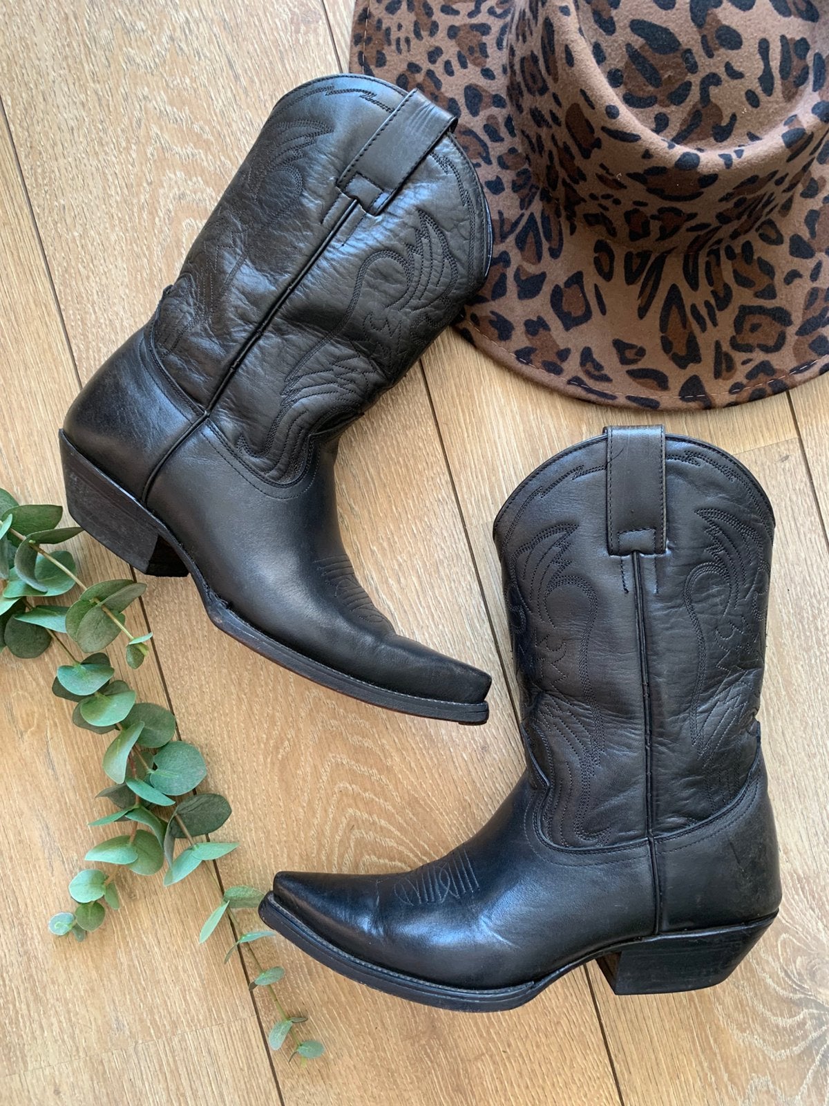 Stalders cowboylaarzen 41 western boots bohemian laarzen, Hoge laarzen, -, Zwart, -
