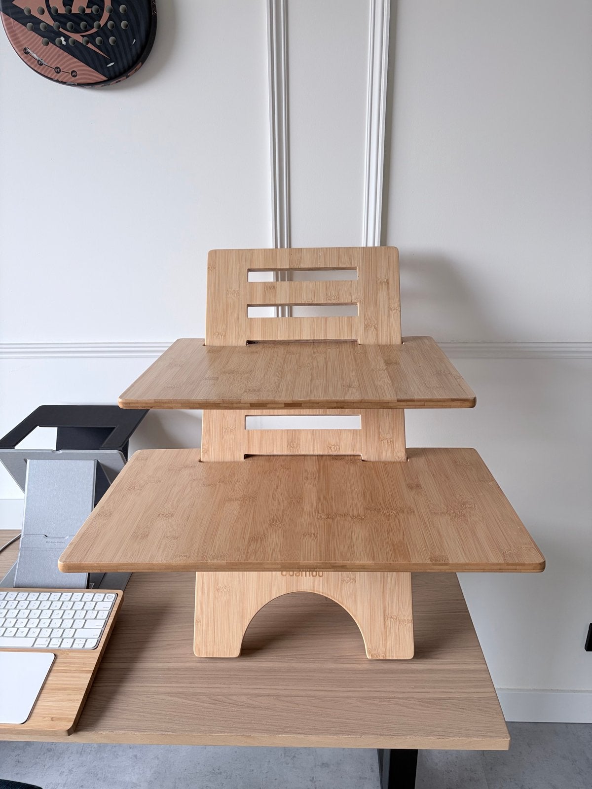 Ubambu Laptop Standaard - Ergonomisch Bamboe Design, Ophalen, Gebruikt