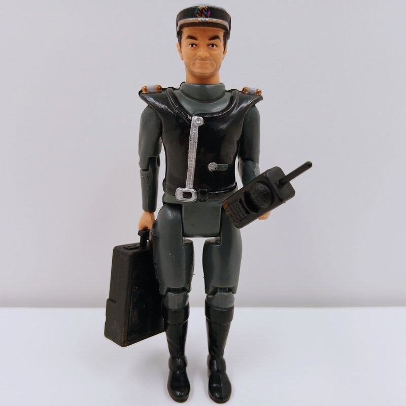 Captain Scarlet Captain Black Vivid Toys 1993, Ophalen of Verzenden, Zo goed als nieuw, Tv, Actiefiguur of Pop
