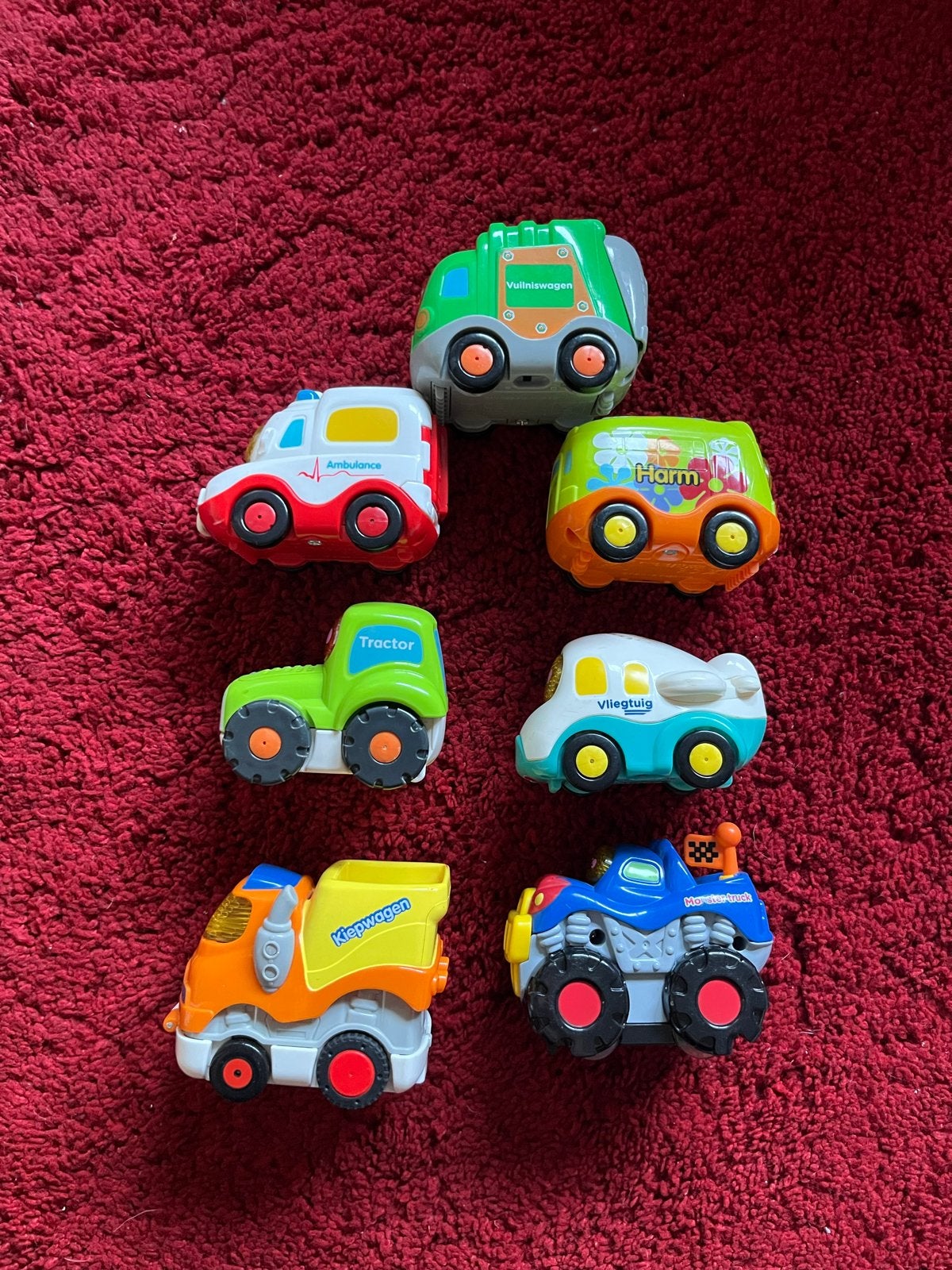VTech Toet Toet Auto's - Set van 7 voertuigen, Ophalen, Gebruikt