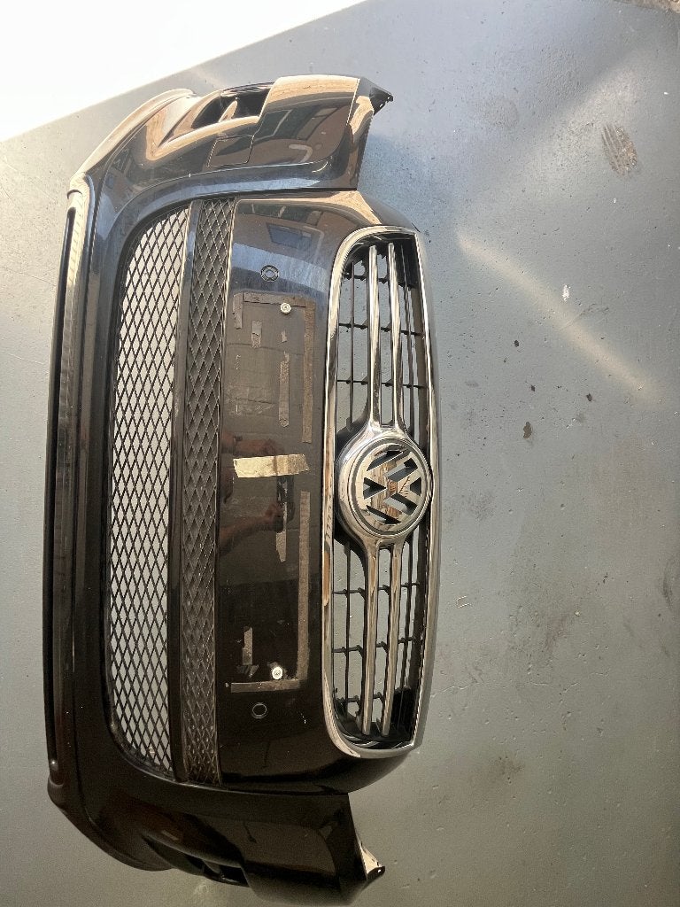 R Line Bumper Tiguan 2010 Zwart, Auto-onderdelen, Ophalen, Gebruikt, Bumper, Volkswagen