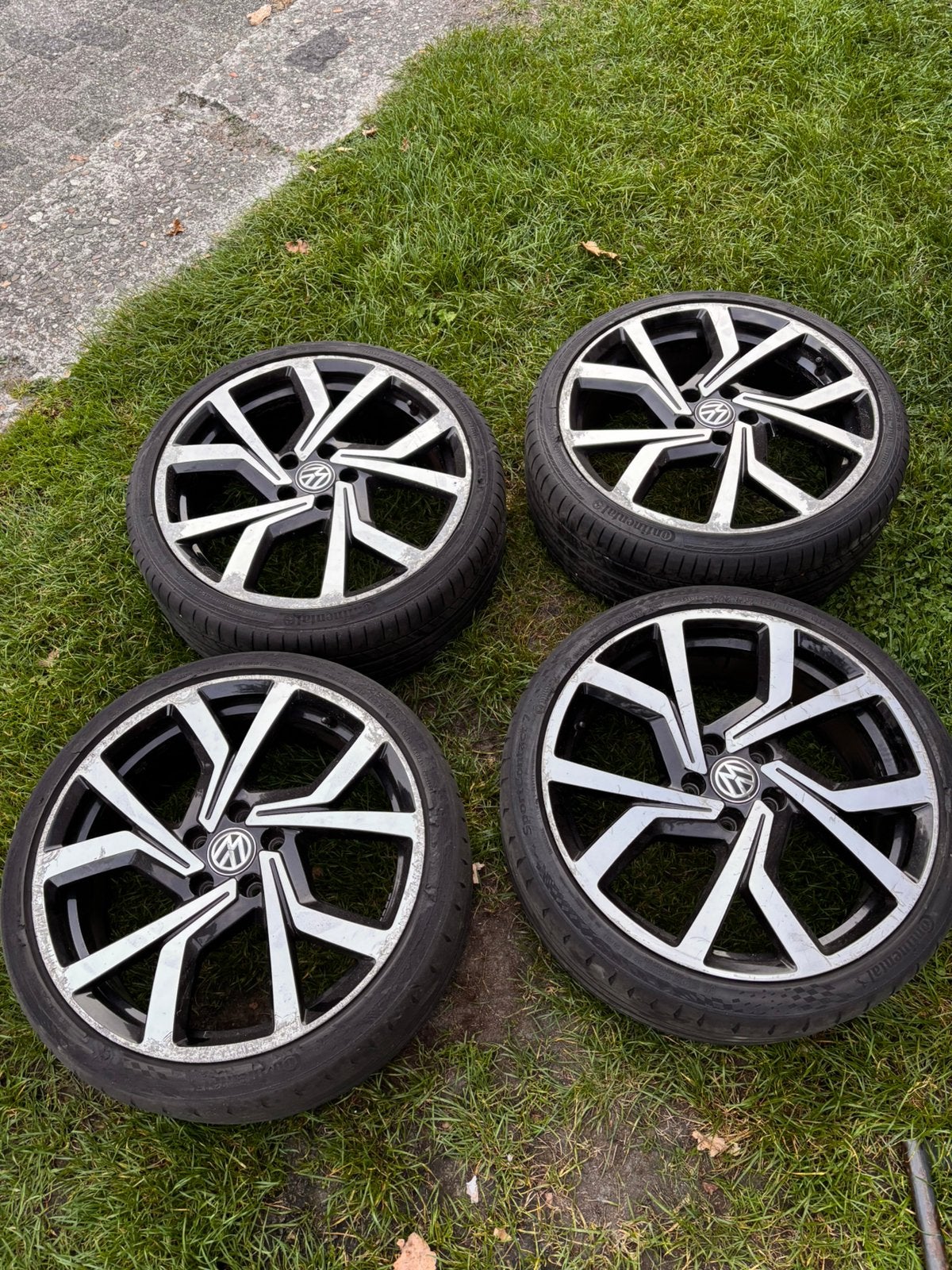 VW Golf Richmond Belmont Dijon Aspen Brescia velgen 5x112, Ophalen, Gebruikt, Velg(en), 17 inch