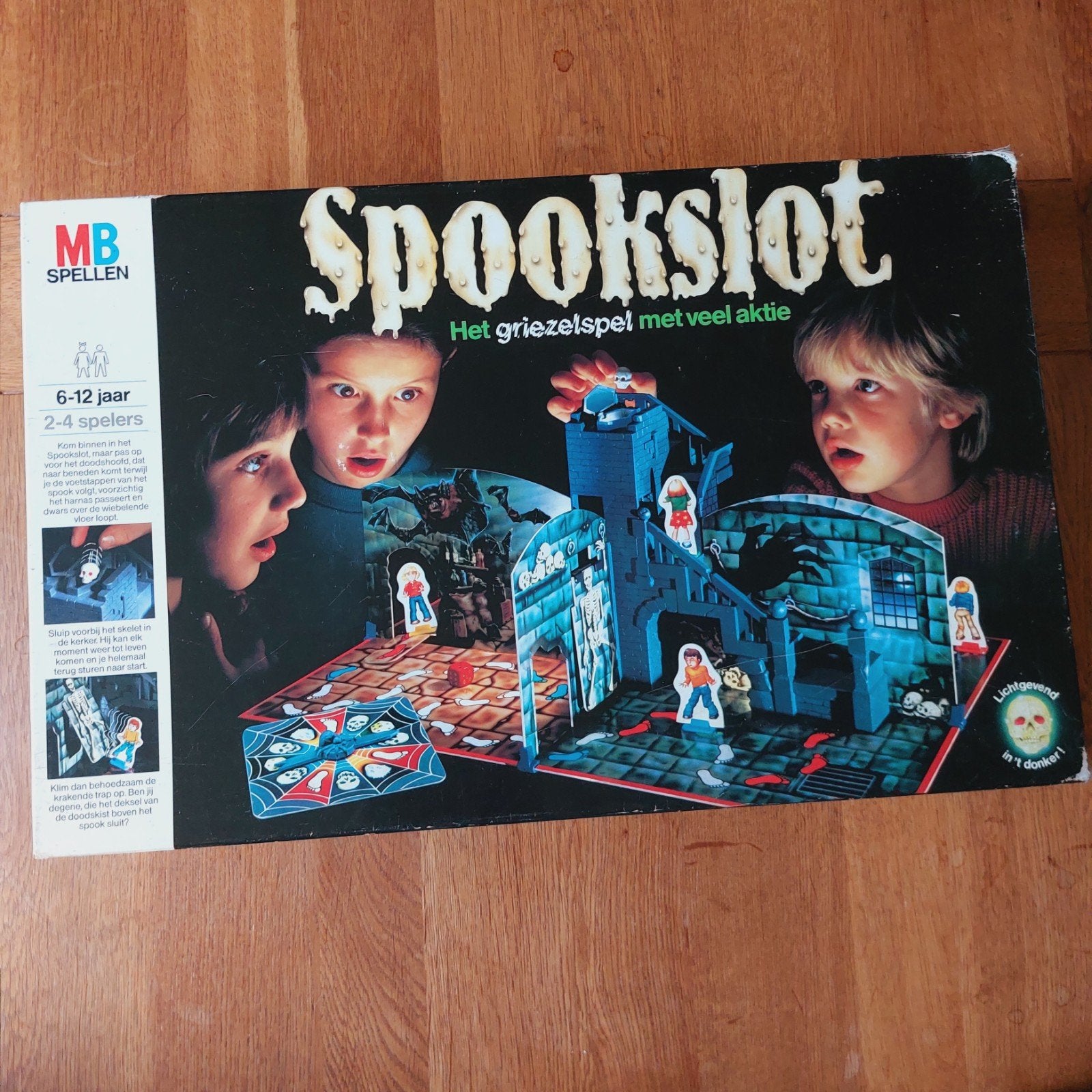 Spookslot MB Spellen - vintage, Drie of vier spelers, Ophalen of Verzenden, Gebruikt, MB Spellen