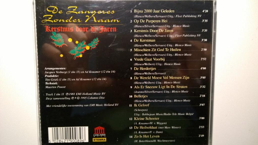 Zangeres Zonder Naam - Kerstmis Door De Jaren, Ophalen of Verzenden, Zo goed als nieuw, Kerst