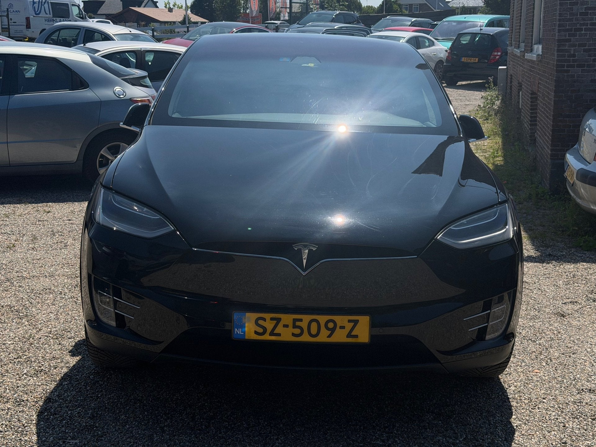 Tesla Model X 100D 7p Dealer Onderhouden Tesla Fabrieksgaran, Gebruikt, 7 stoelen, Zwart, Vierwielaandrijving
