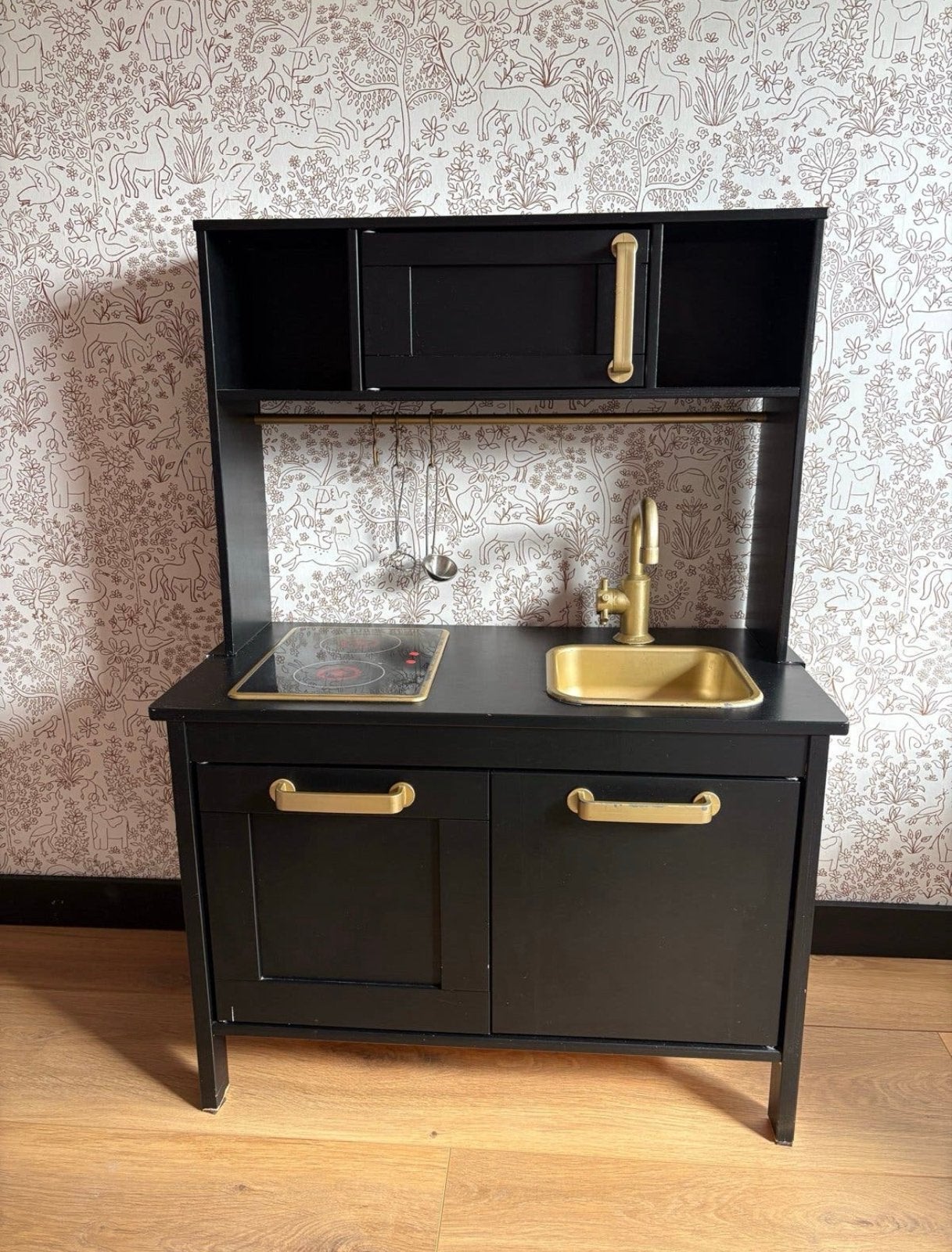 IKEA Duktig Speelkeuken - Zwart met Gouden Details, Ophalen, Gebruikt, Jongen of Meisje