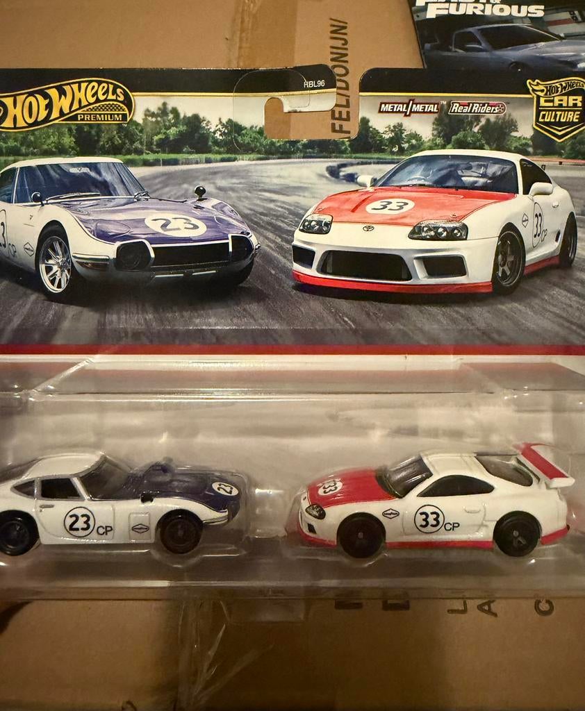 Hotwheels 2pack Toyota Supra&Toyota 2000gt, Ophalen of Verzenden, Nieuw, Auto