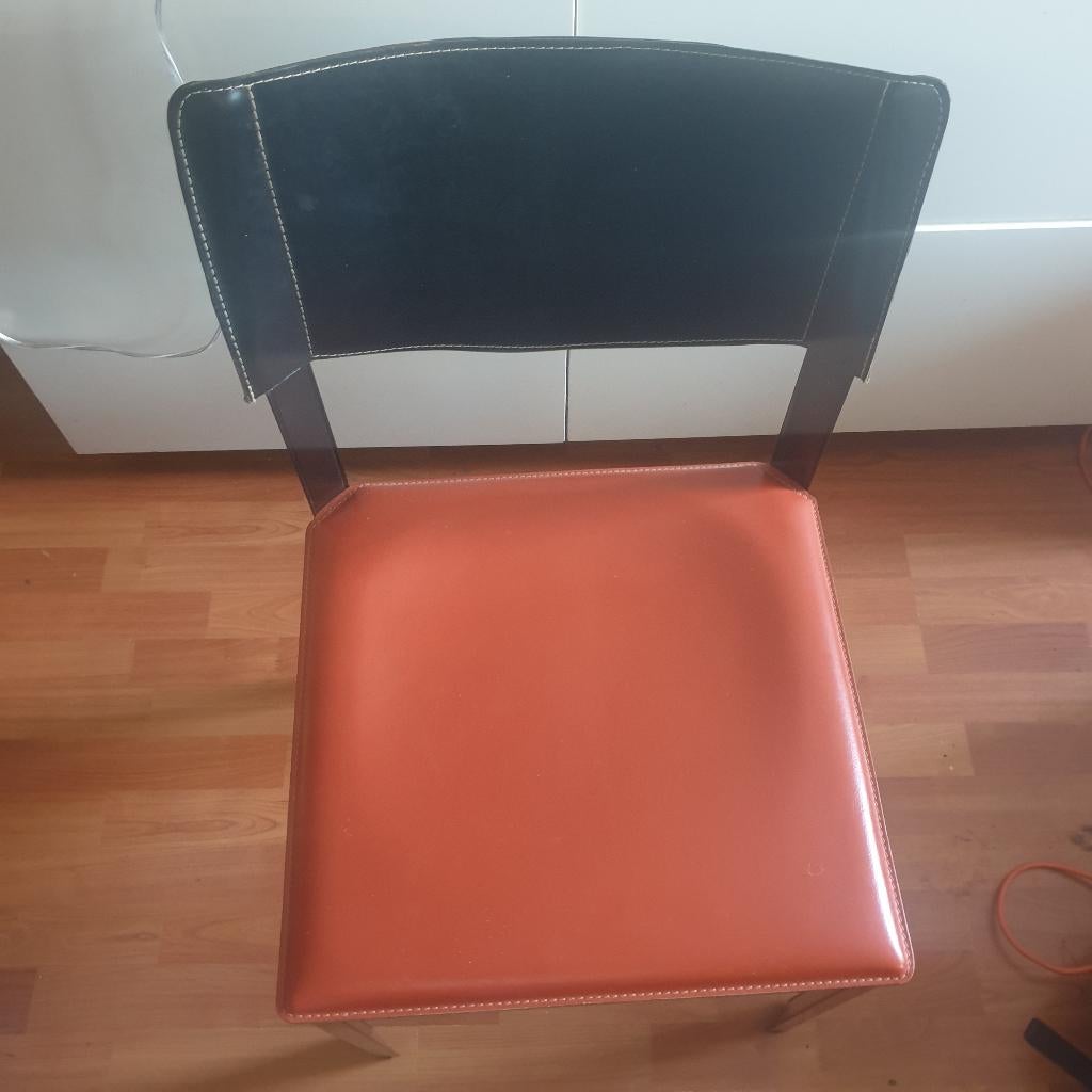 Design stoel naar of Enrico Pellozzoni, Huis en Inrichting, Ophalen, Gebruikt, Zwart, Eén