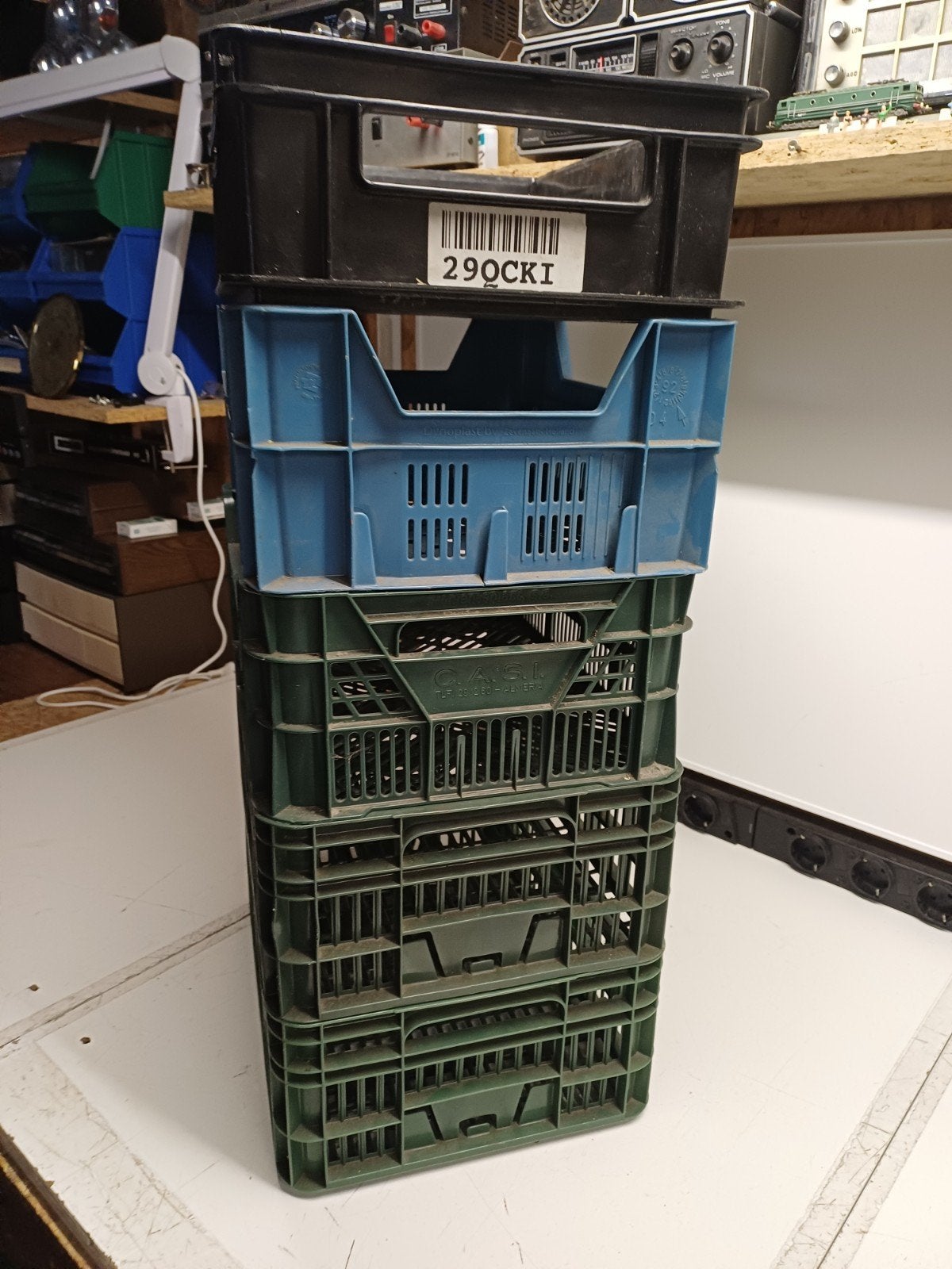 5 Kratjes - 40x30x15cm - Goede staat, Ophalen, Gebruikt, Minder dan 35 cm, Minder dan 50 cm