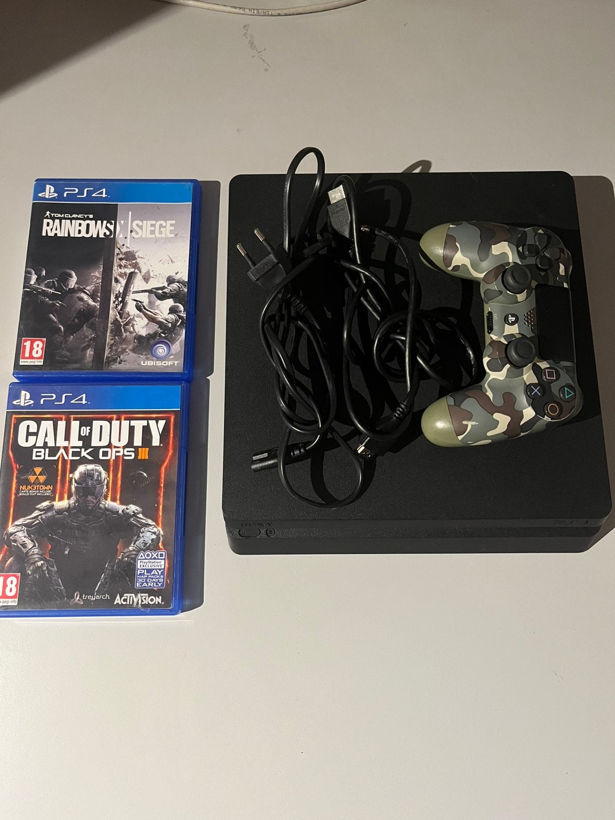 Ps4 Slim + controller, opslag en games, Ophalen of Verzenden, Met 1 controller, Slim, 500 GB