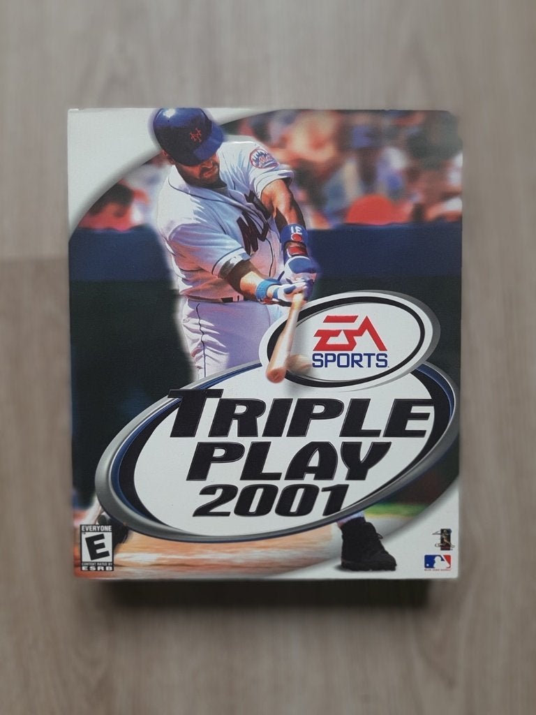 EA Sports Triple Play 2001 baseball big box PC spel, Gebruikt, Verzenden, 1 speler, Vanaf 3 jaar