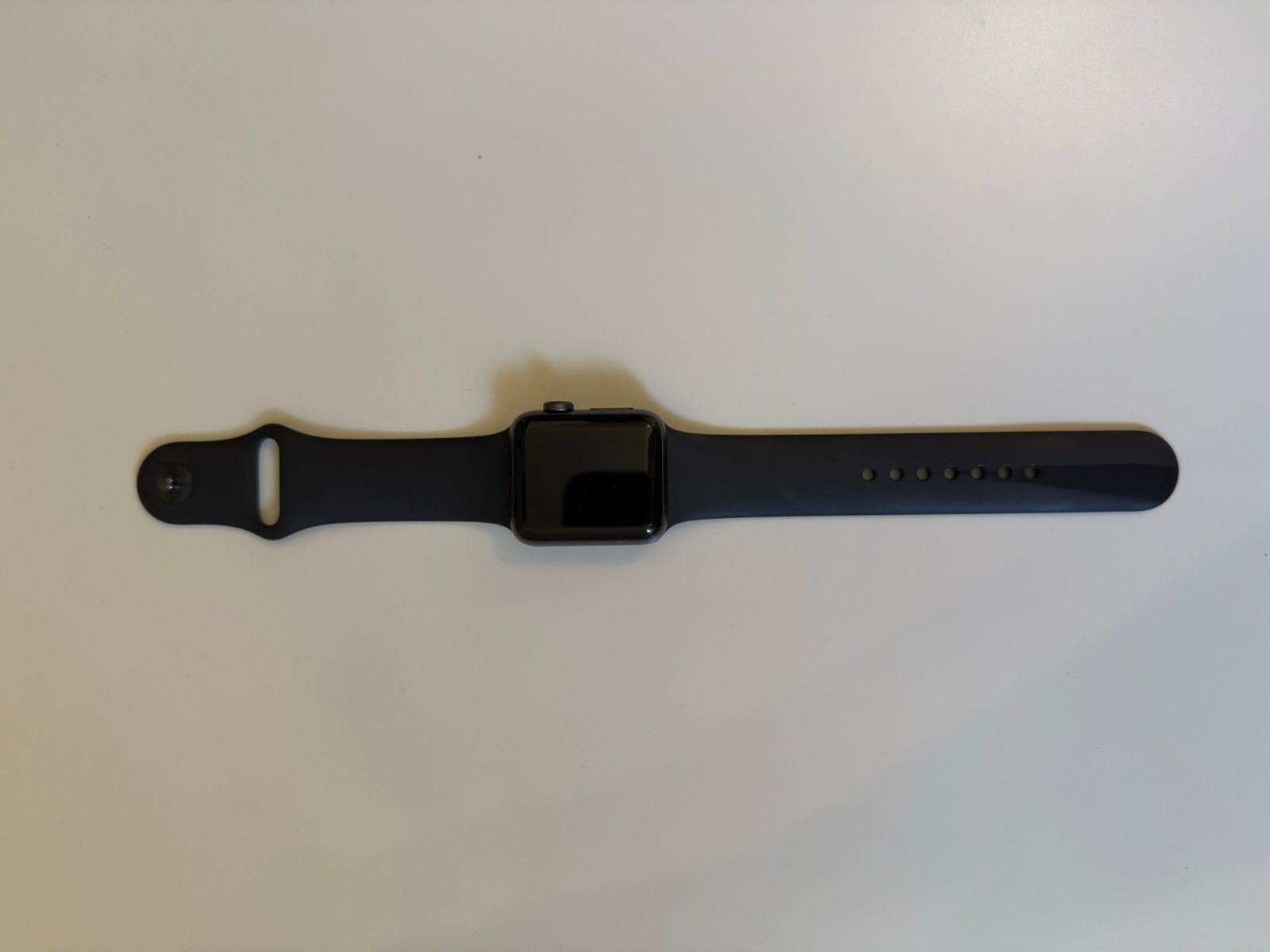 Apple Watch Series 3 (GPS) 38mm Spacegrijs, Zwart, IOS, Ophalen of Verzenden, Waterdicht
