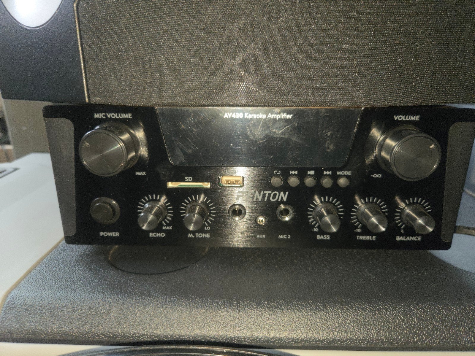 Fenton versterker met bluetooth, Zo goed als nieuw, 120 watt of meer, Stereo, Ophalen