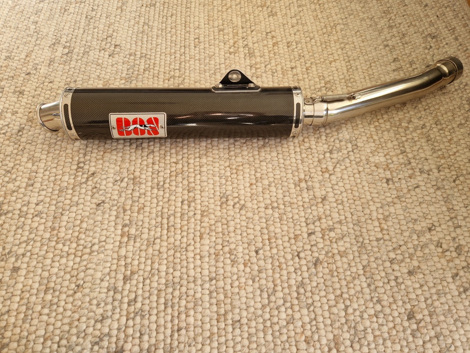 BOS Carbon Uitlaat voor o.a. Yamaha YZF600R Thundercat (Type, Ophalen of Verzenden, Gebruikt