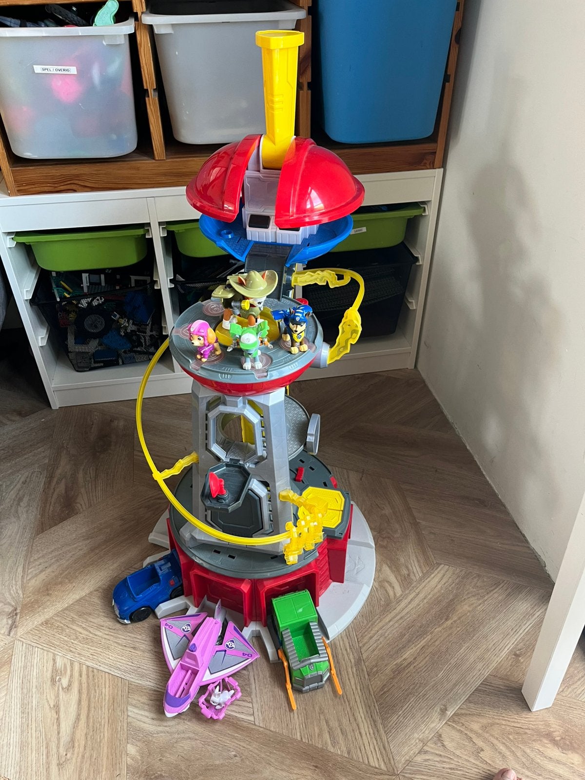 Paw patrol uitkijktoren xxl, Ophalen, Zo goed als nieuw