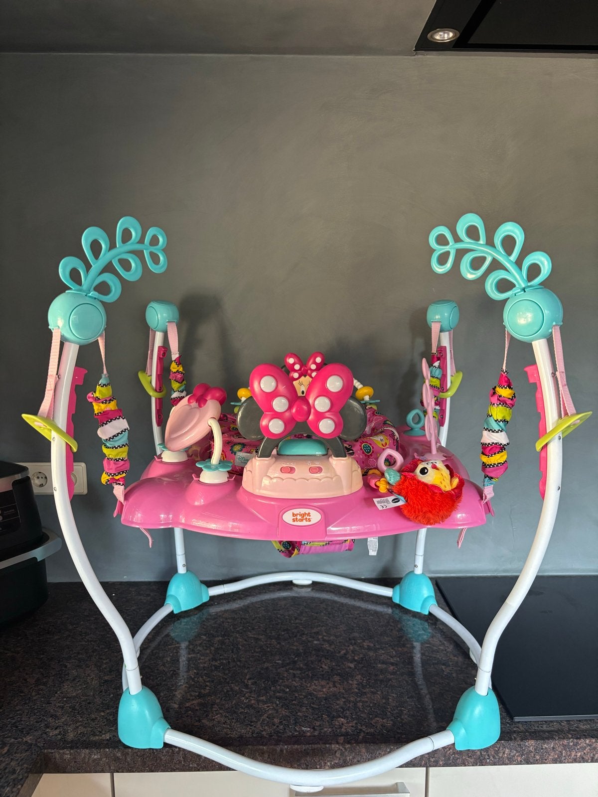Bright Starts Minnie Mouse Jumper - Zo goed als nieuw, Kinderen en Baby's, Speelgoed | Babyspeelgoed, Ophalen, Zo goed als nieuw