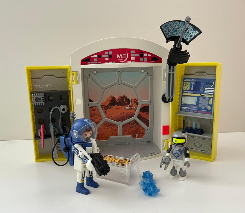 Playmobil 70307 meeneem box space, Ophalen of Verzenden, Gebruikt, Complete set