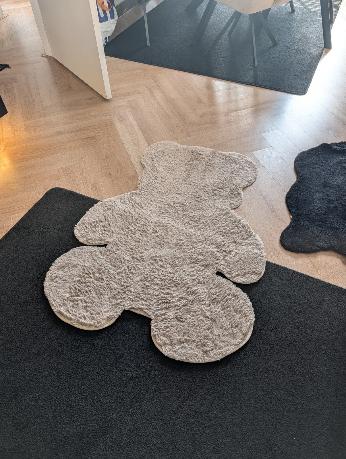 Leuk beren kleedje/ tapijt, Ophalen, Rechthoekig, 50 tot 100 cm, 50 tot 100 cm