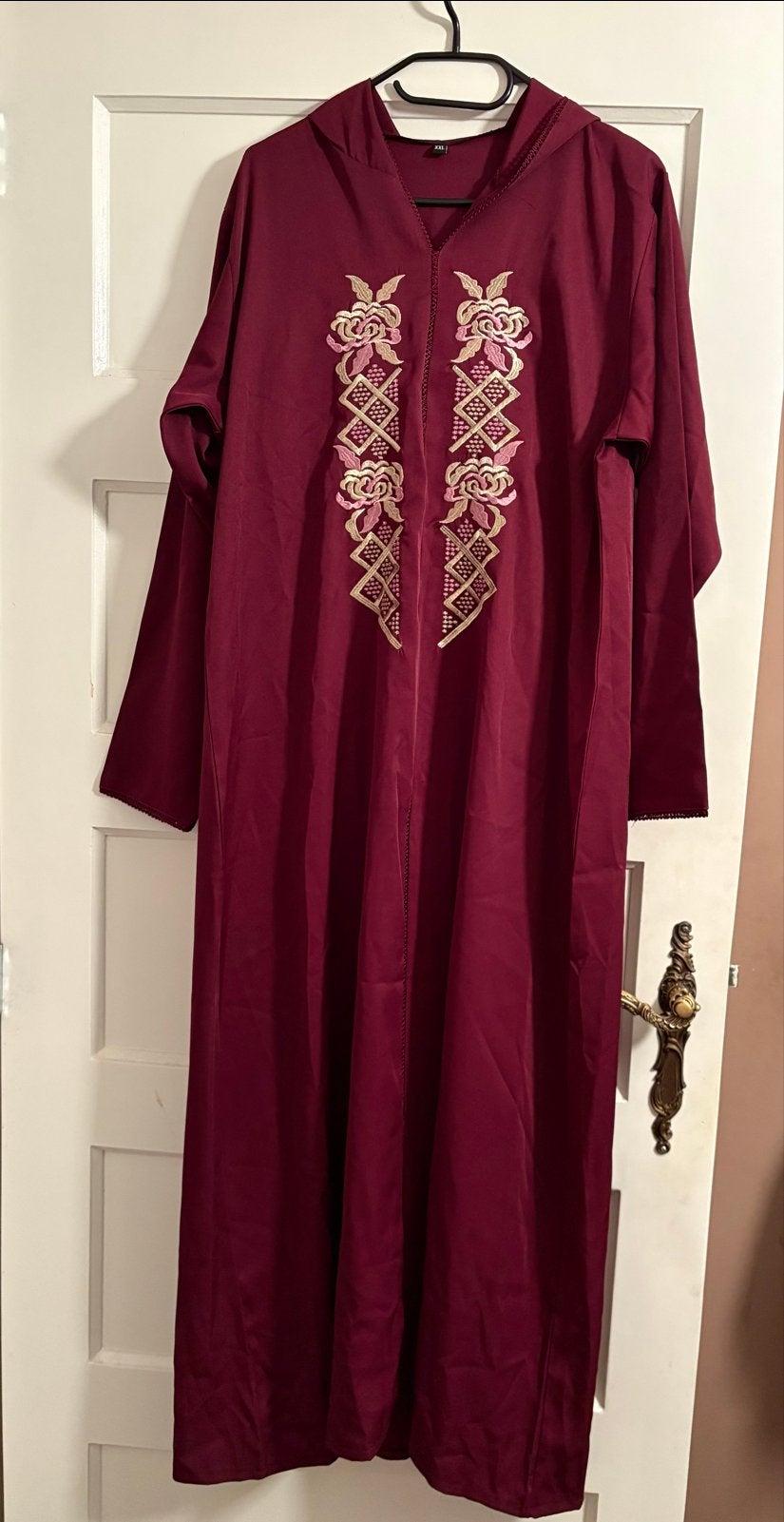 Nieuwe Marokkaanse jurk - Bordeaux - Maat XXL, Overige kleuren, Maat 46/48 (XL) of groter, Nieuw, Ophalen of Verzenden