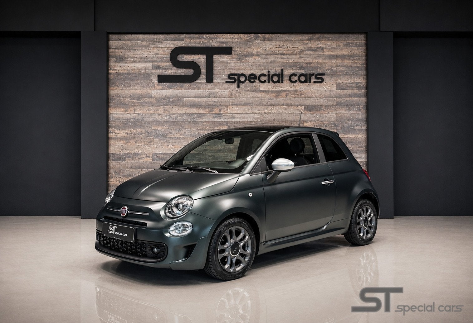 Fiat 500 0.9 TwinAir Turbo Rockstar|Pano|Matt, Auto's, 86 pk, Gebruikt, Met garantie (alle), Leder en Stof