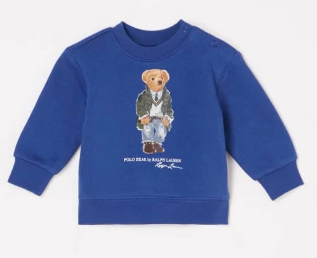 Polo Ralph Lauren Trui met Polo Bear - Maat 146 (10-12 jaar), Ophalen of Verzenden, Zo goed als nieuw, Overige onderwerpen