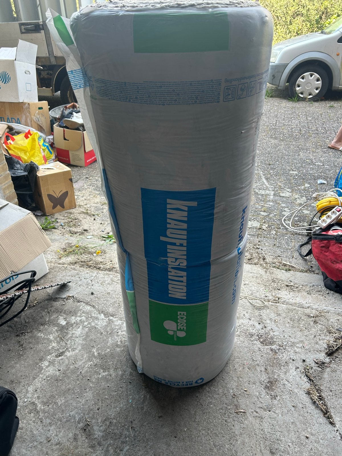 Knauf Naturoll 035 Glaswol Isolatie - 3 Rollen, Ophalen, 12 cm of meer, Nieuw, 15 m² of meer