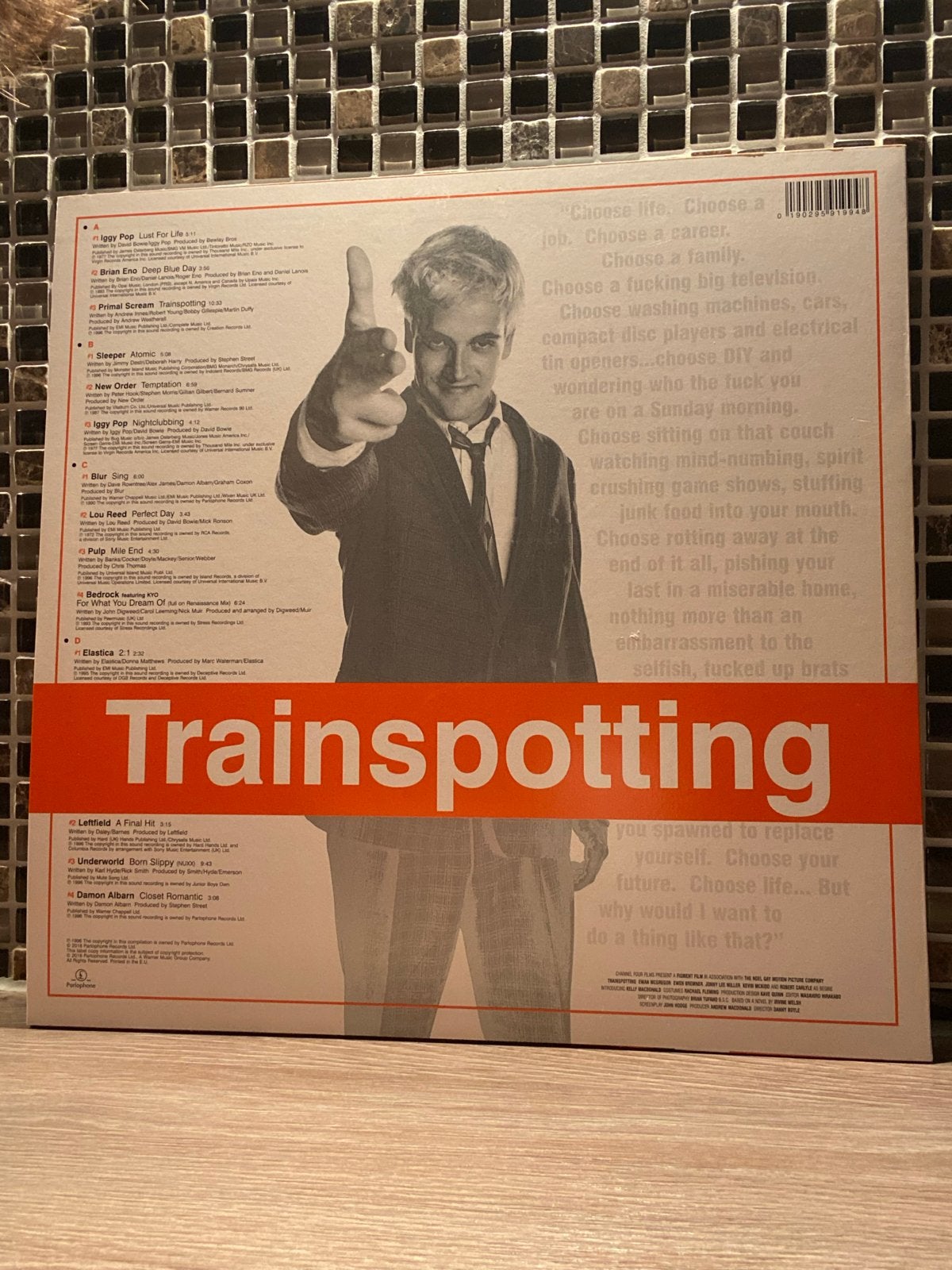 Trainspotting Soundtrack 12" Vinyl 2016 Repress, Colored vinyl, Ophalen of Verzenden, Zo goed als nieuw, 12 inch