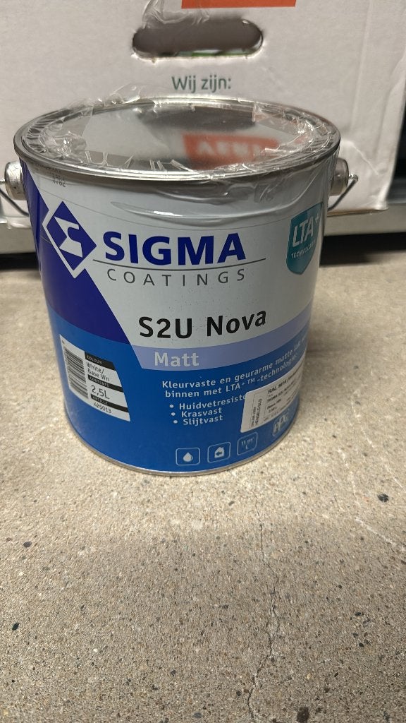 Sigma S2U Nova mat RAL 7016, Wit, Nieuw, Ophalen of Verzenden, Lak