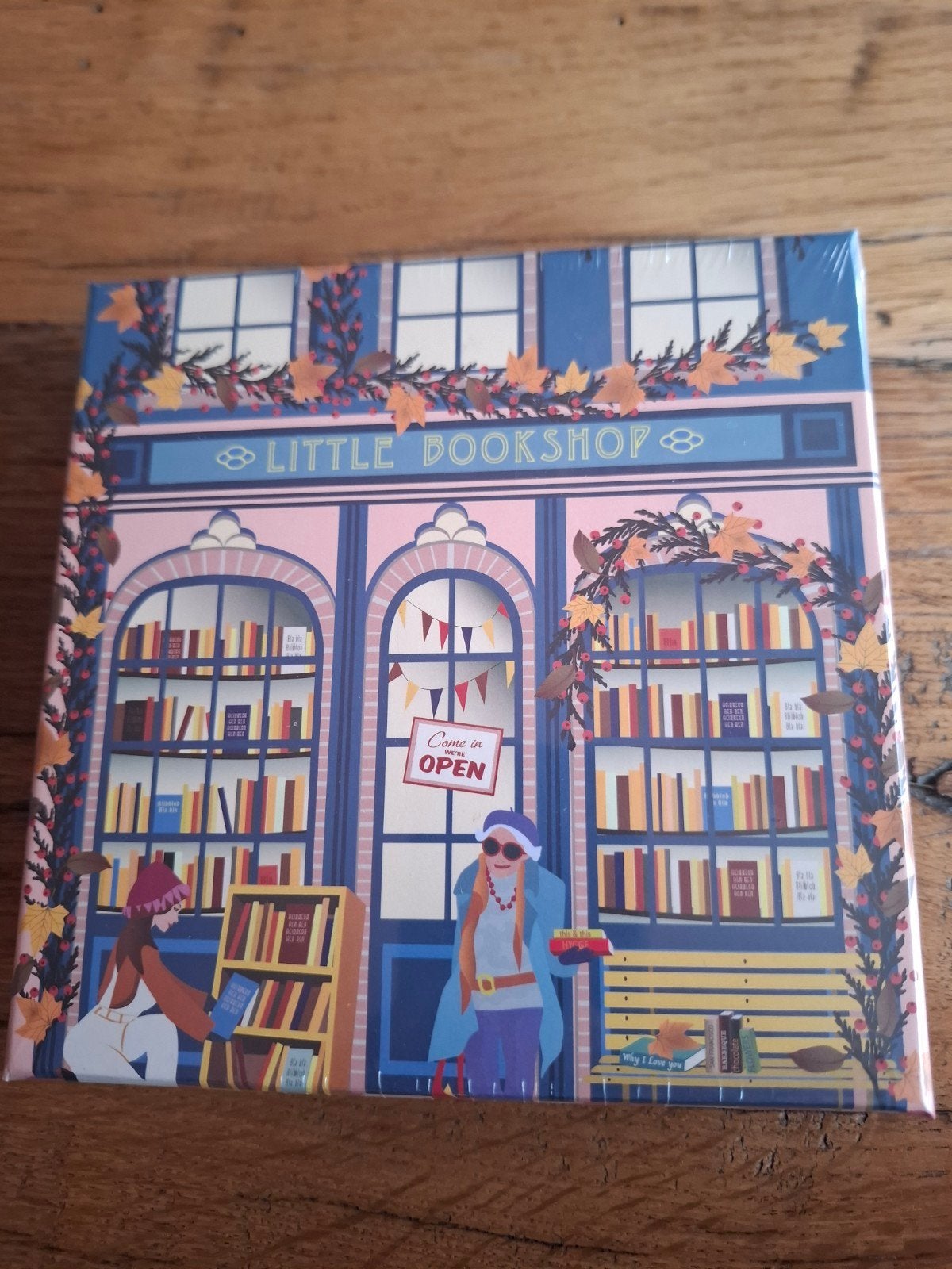 legpuzzel LITTLE BOOKSHOP Deens design VISSEVASSE, Ophalen of Verzenden, Minder dan 500 stukjes, Nieuw