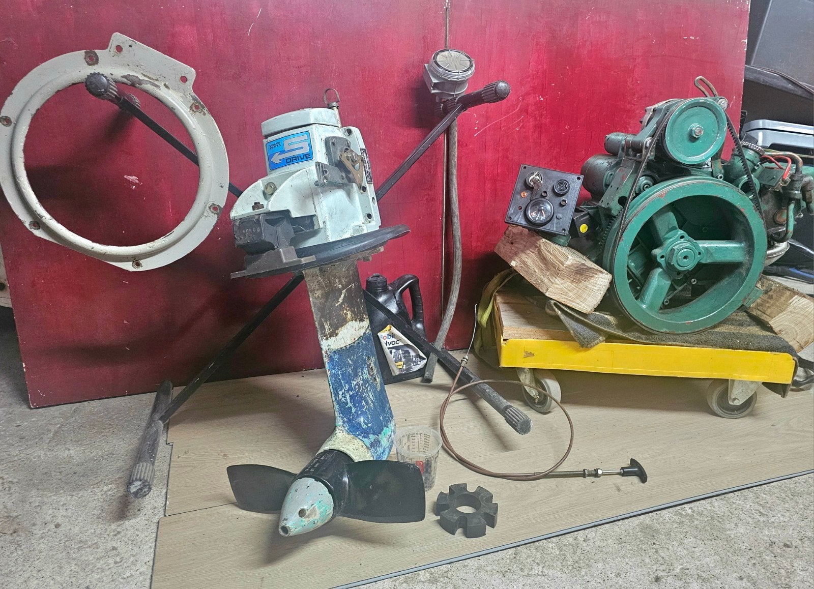 Goed lopende Volvo Penta MD 5, Ophalen of Verzenden, Motor en Techniek, Zeilboot of Motorboot