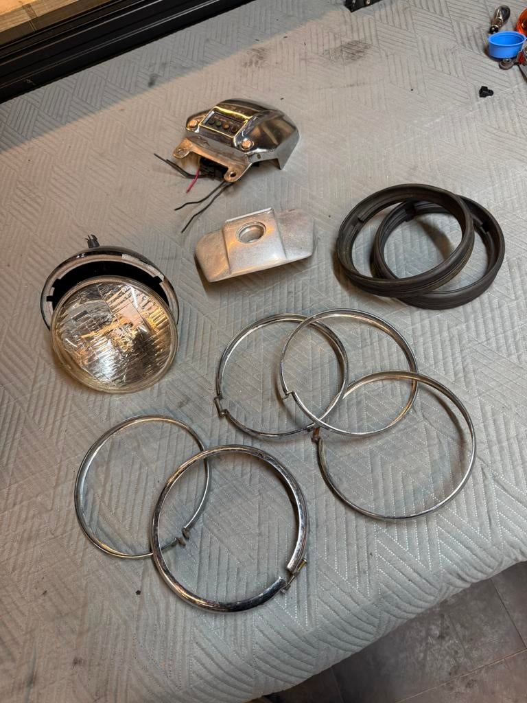 Harley fxr dyna koplamp delen., Ophalen