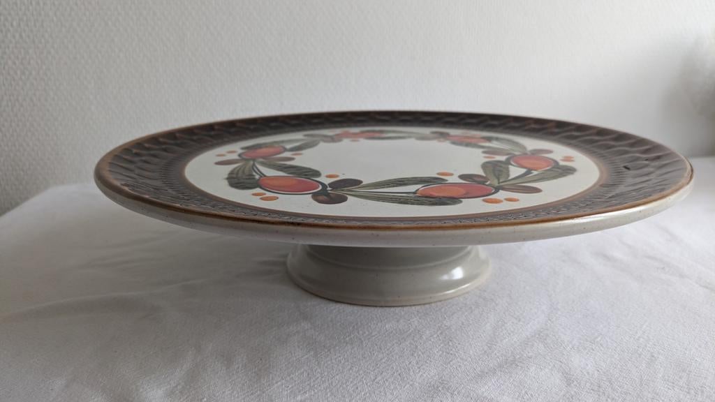 Schramberg Bernau Vintage serveerschaal op voetjes, Huis en Inrichting, Keuken | Servies, Ophalen of Verzenden, Overige stijlen